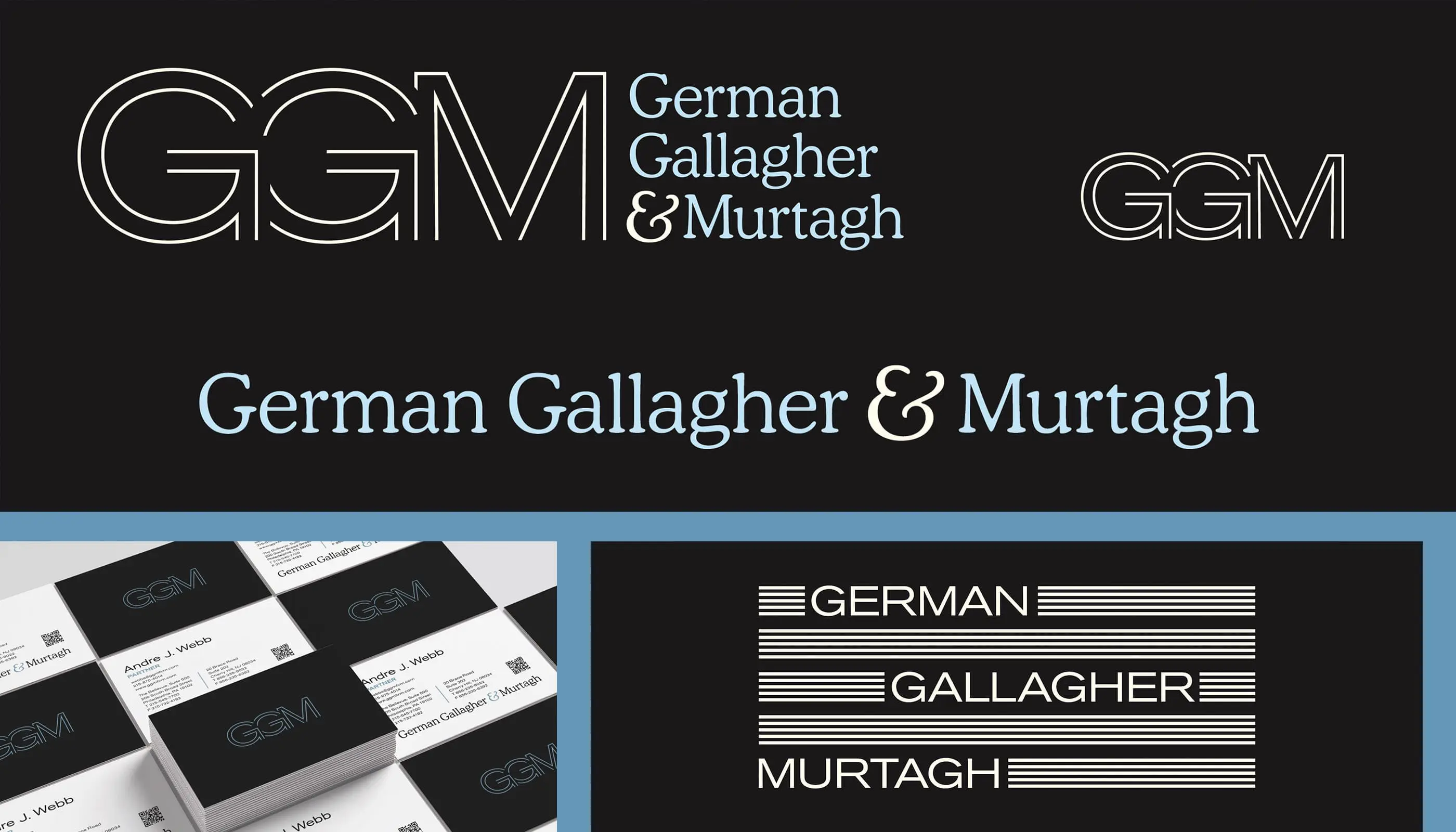 Branding and identity design concept for law firm