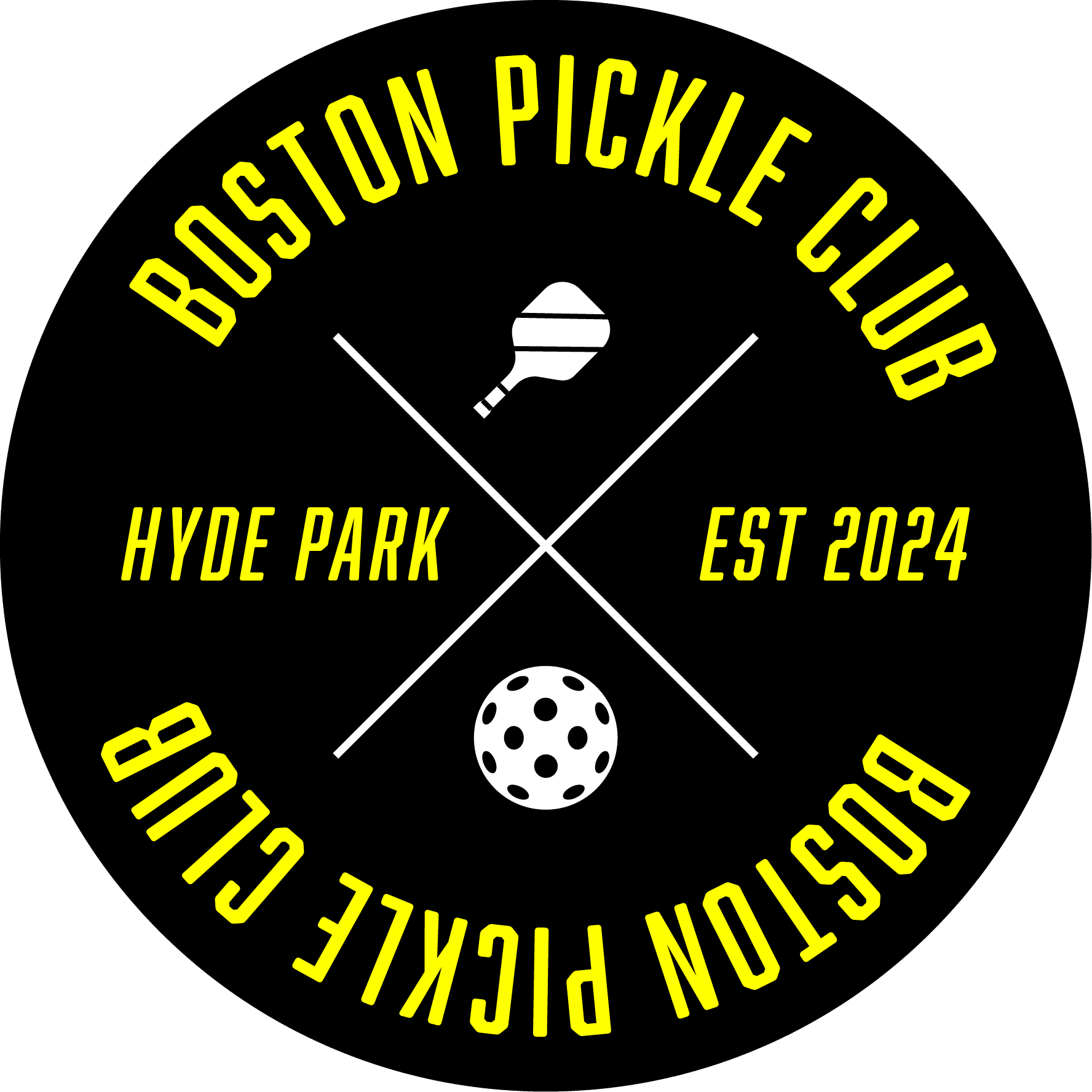 Logo Badge created for Boston Pickle Club's Hyde Park location