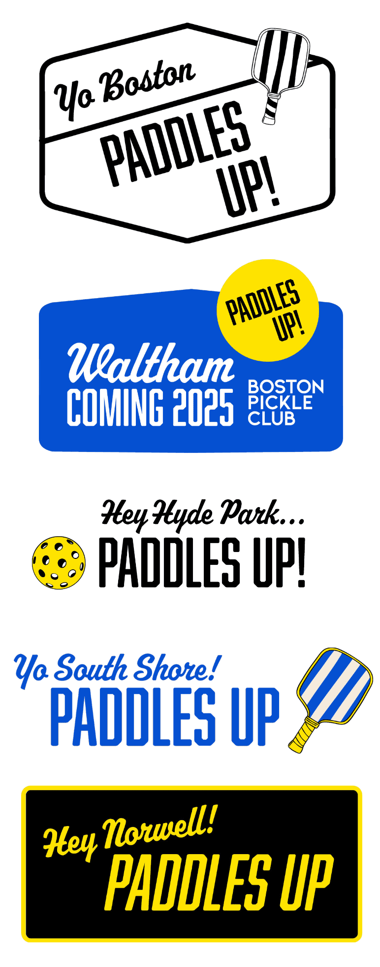 Logo Badge created for Boston Pickle Club's Hyde Park location